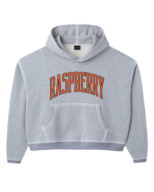 GV Gallery SF Crop Hoodie Grey
