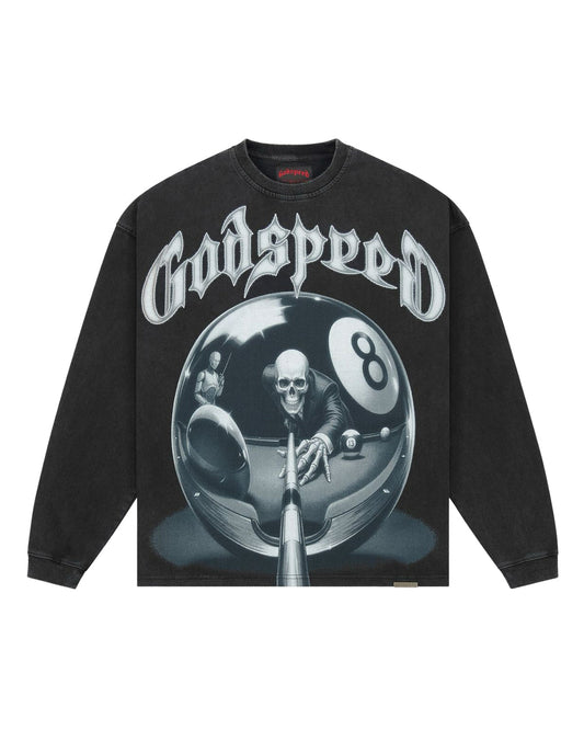 Godspeed 8Ball CP L/S Tee Black