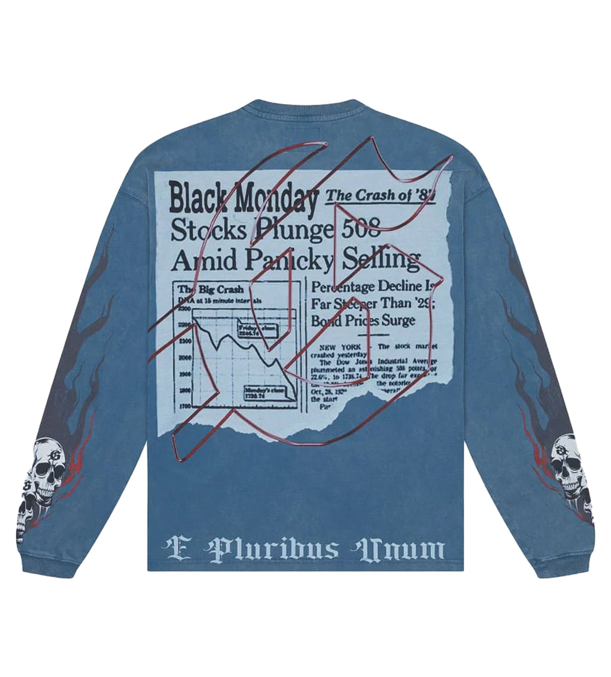 Godspeed Black Monday L/S Tee True Blue