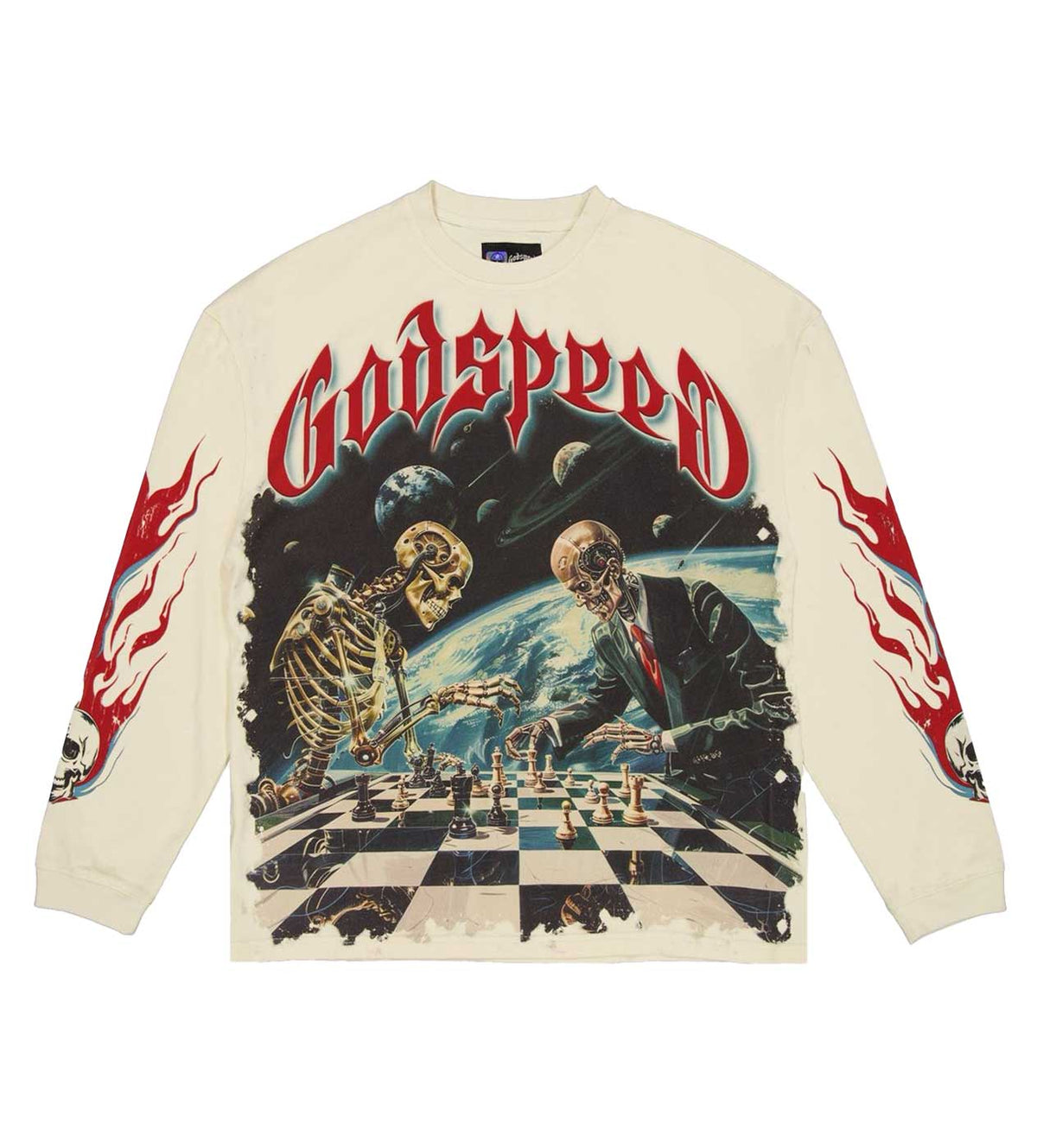 Godspeed Checkmate L/S Tee Bone