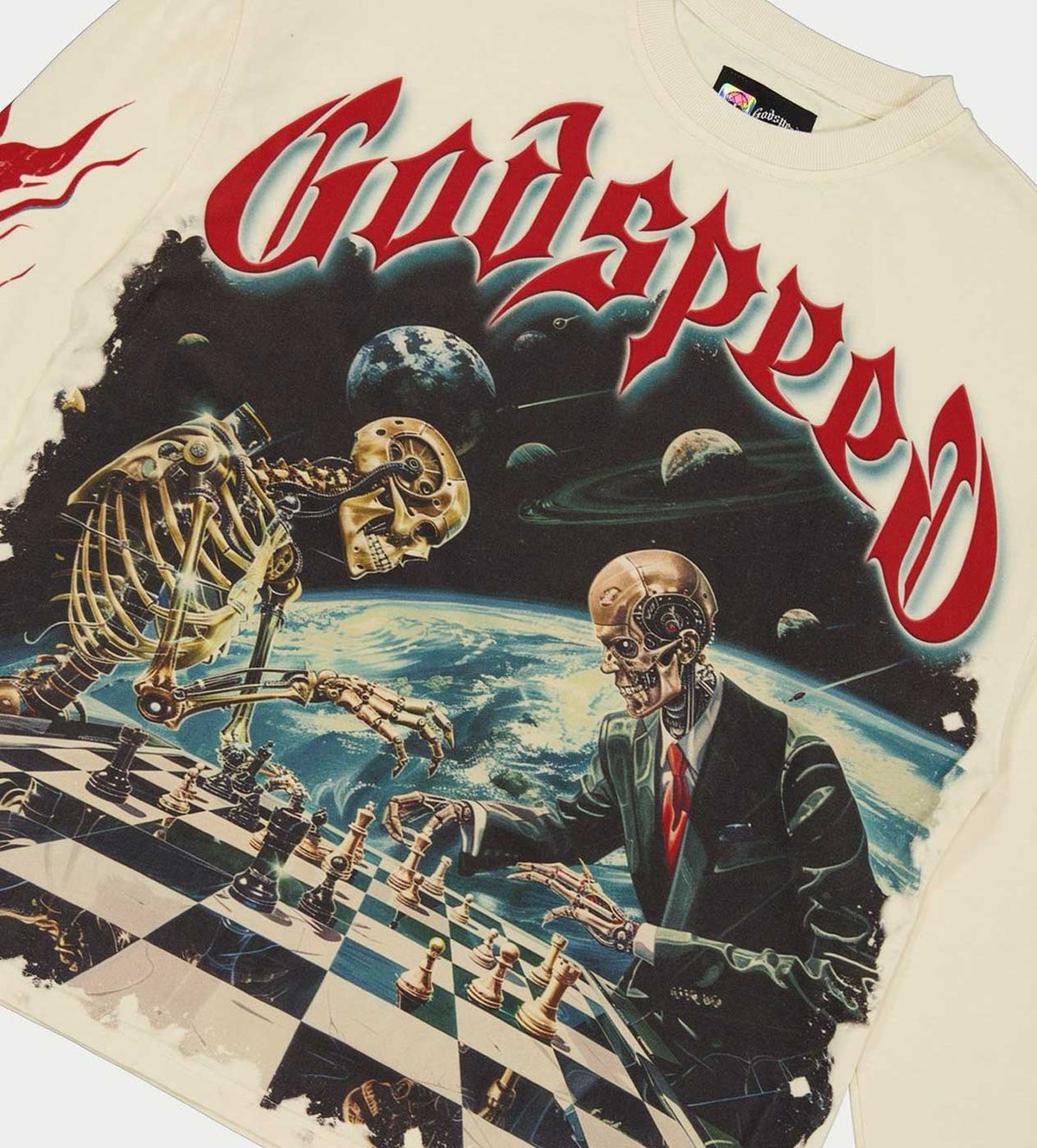 Godspeed Checkmate L/S Tee Bone