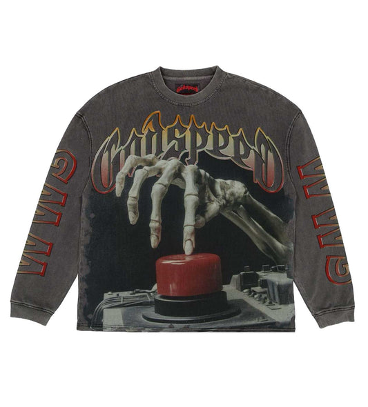 Godspeed Code Red L/S Tee Grey