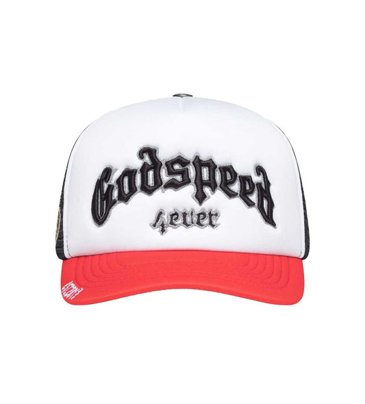 Godspeed Forever Trucker Black/Red (Snapback)