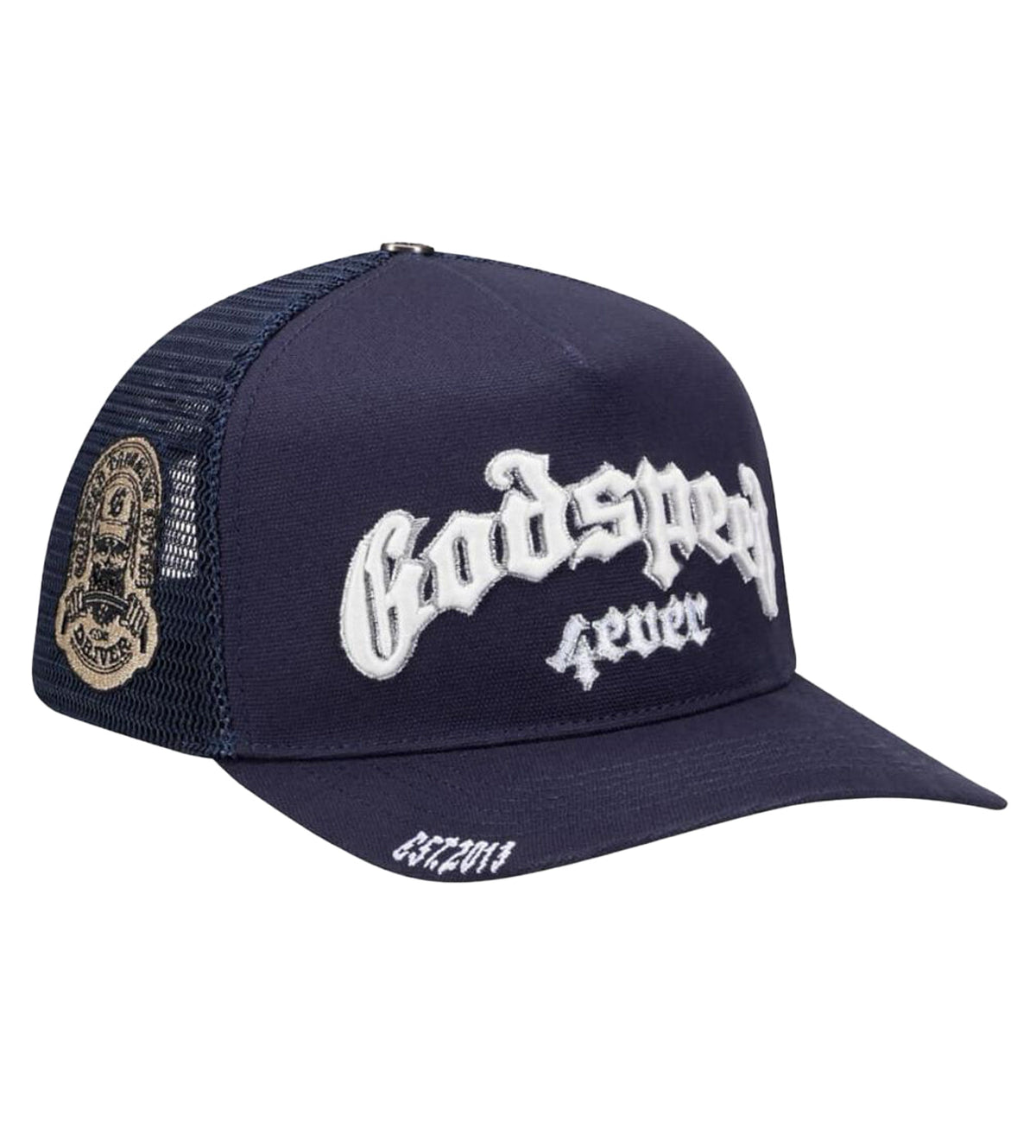 Godspeed Forever Trucker Hat Navy
