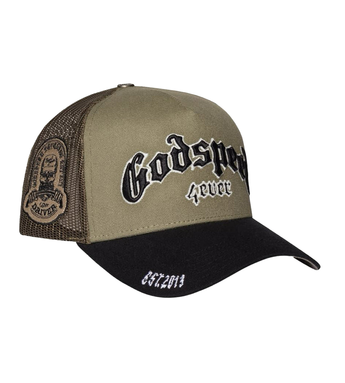 Godspeed Forever Trucker Hat Olive/Black