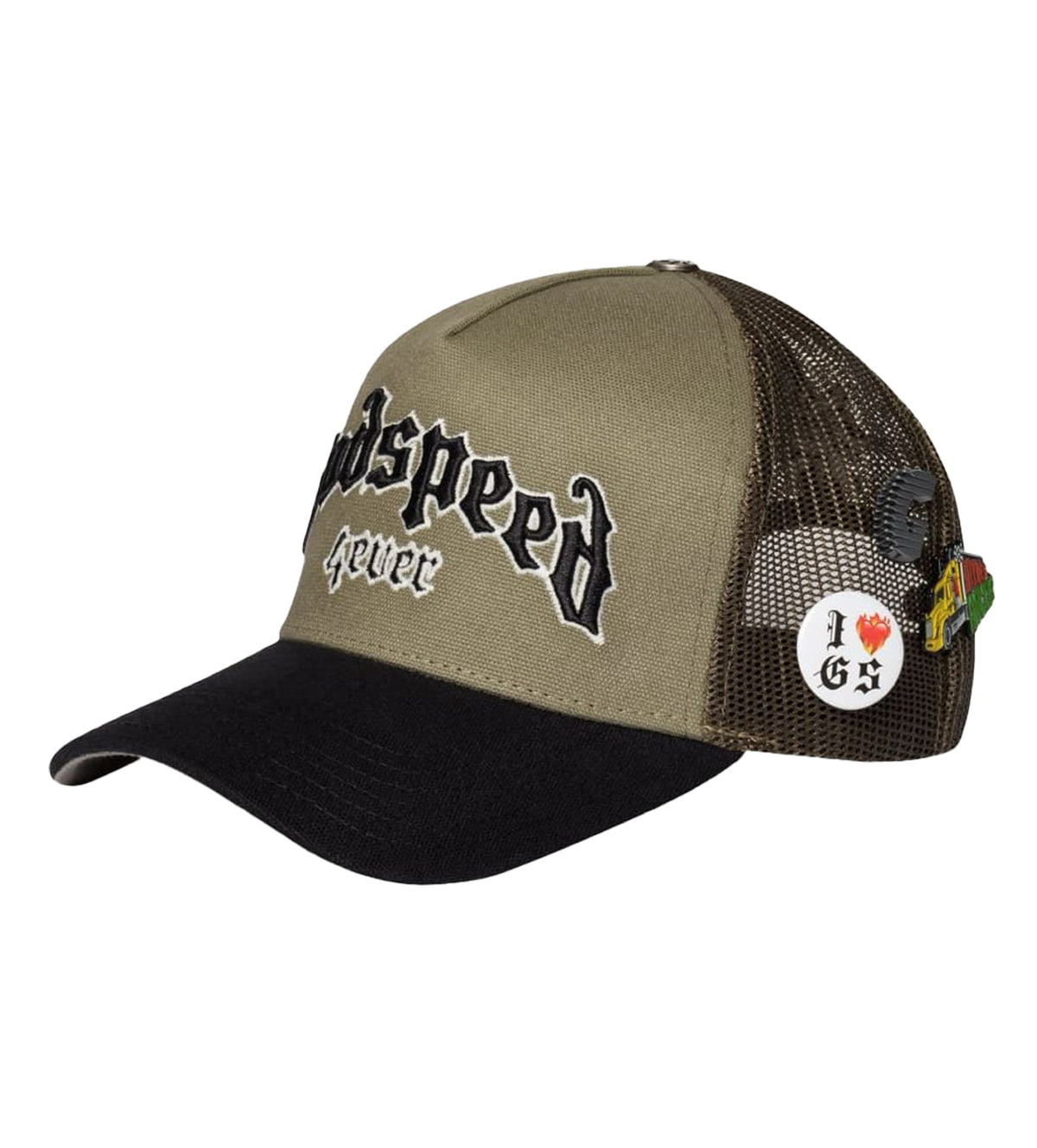 Godspeed Forever Trucker Hat Olive/Black