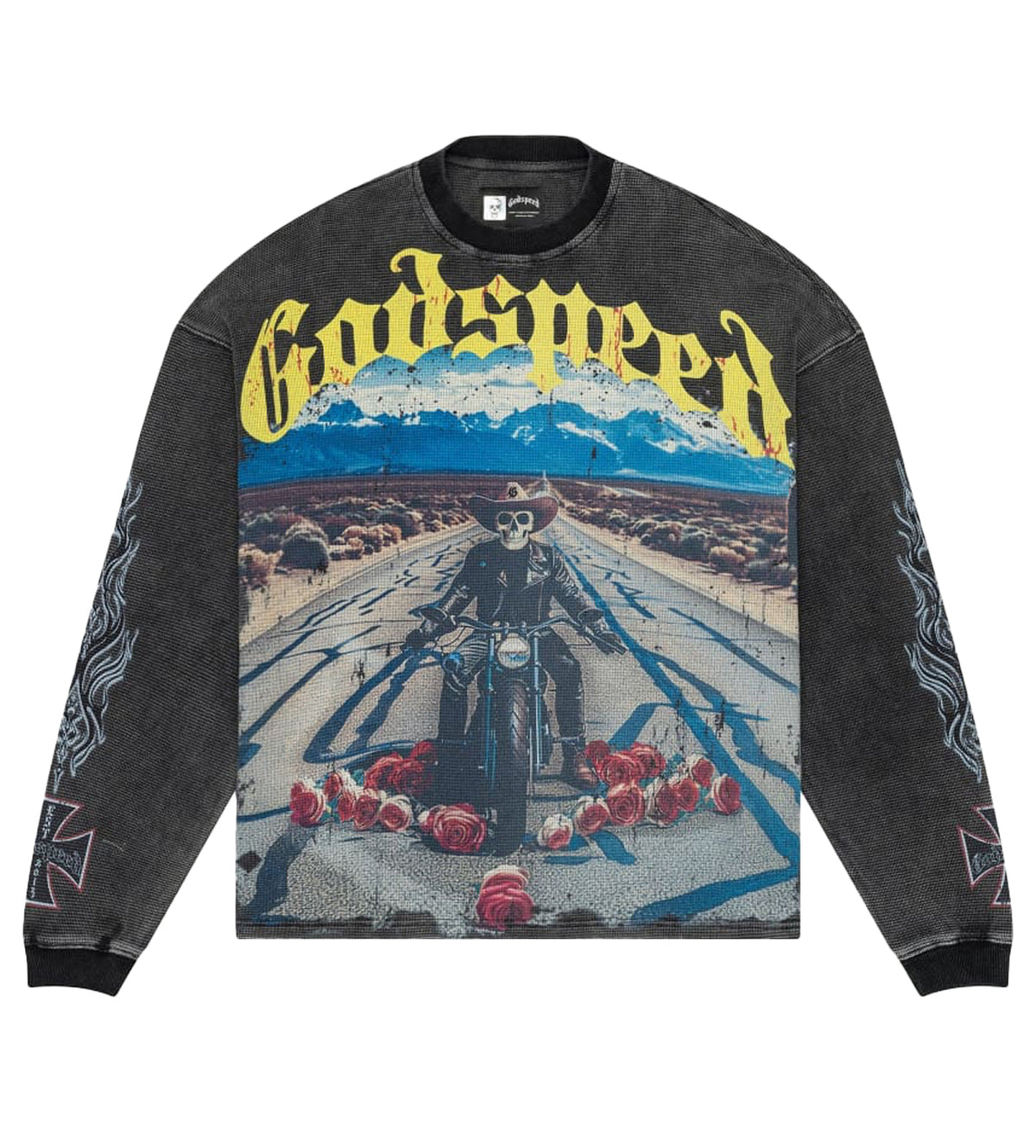 Godspeed Lonely Road L/S Thermal Grey Wash