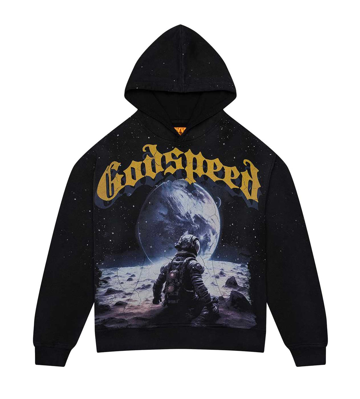 Godspeed No Looking Back Hoodie Black/Yellow