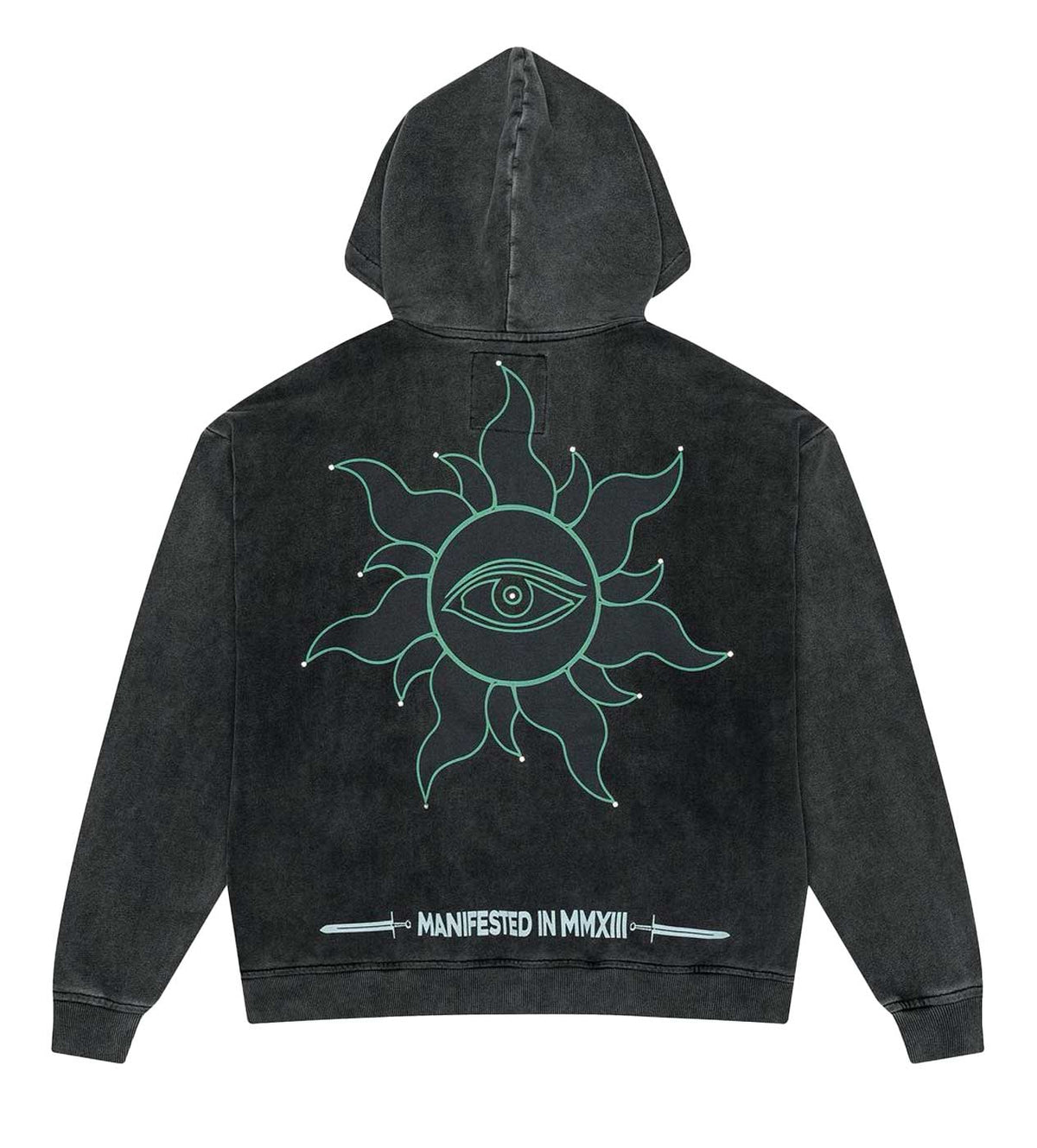 Godspeed Sunken Liberty Zip Up Hoodie Washed Grey