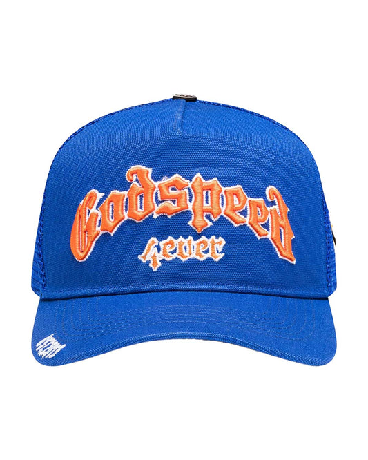 Godspeed Trucker Hat Blue/Orange