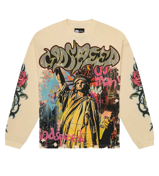 Godspeed Vandal L/S Tee Bone