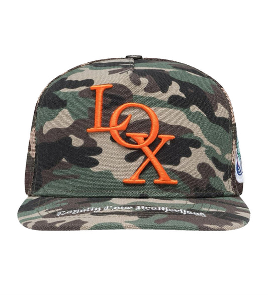 Godspeed x The Legacy Trucker Camo Hat War Mode