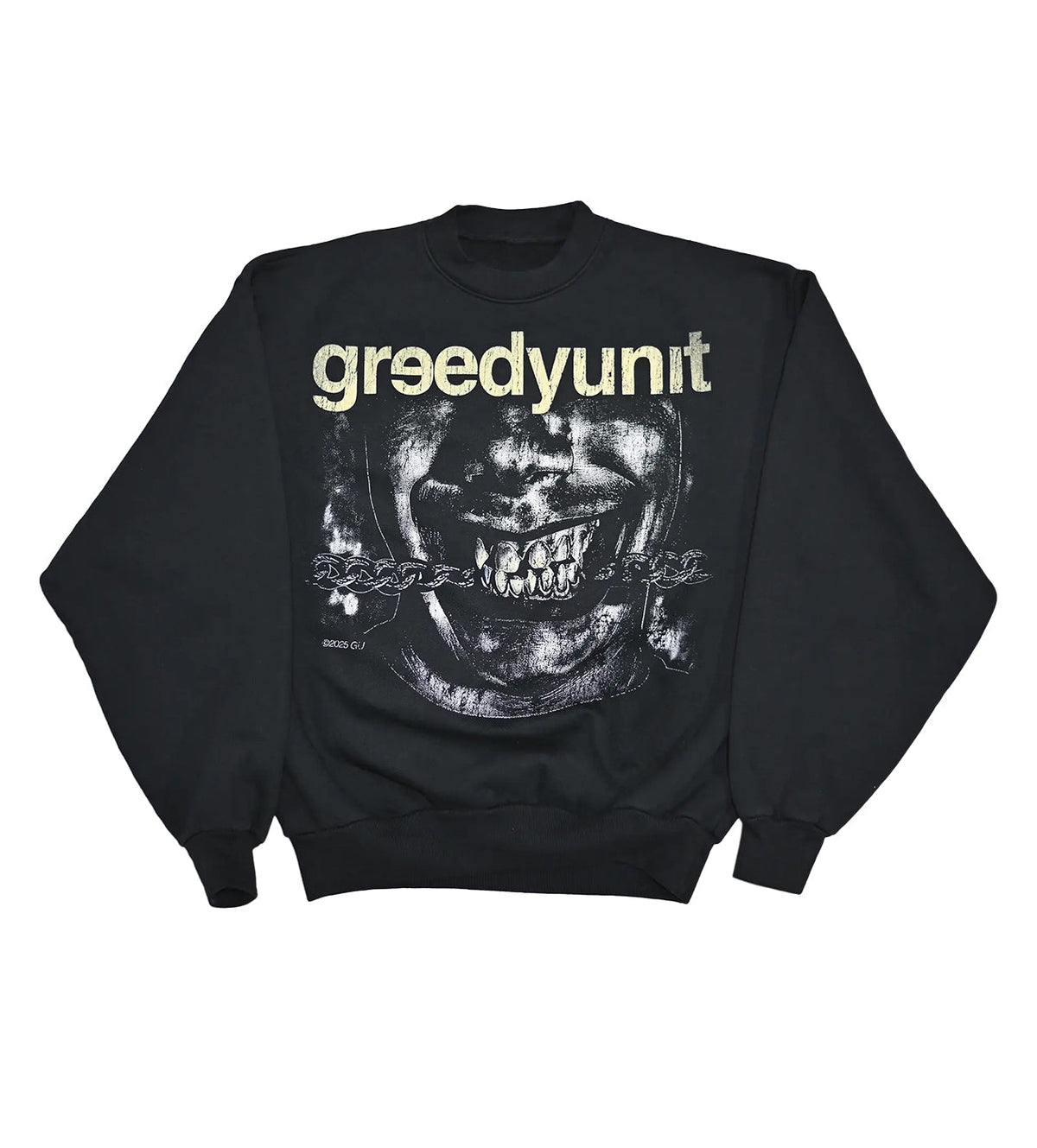 Greedy Unit Tear You 2 Pieces Crewneck Black