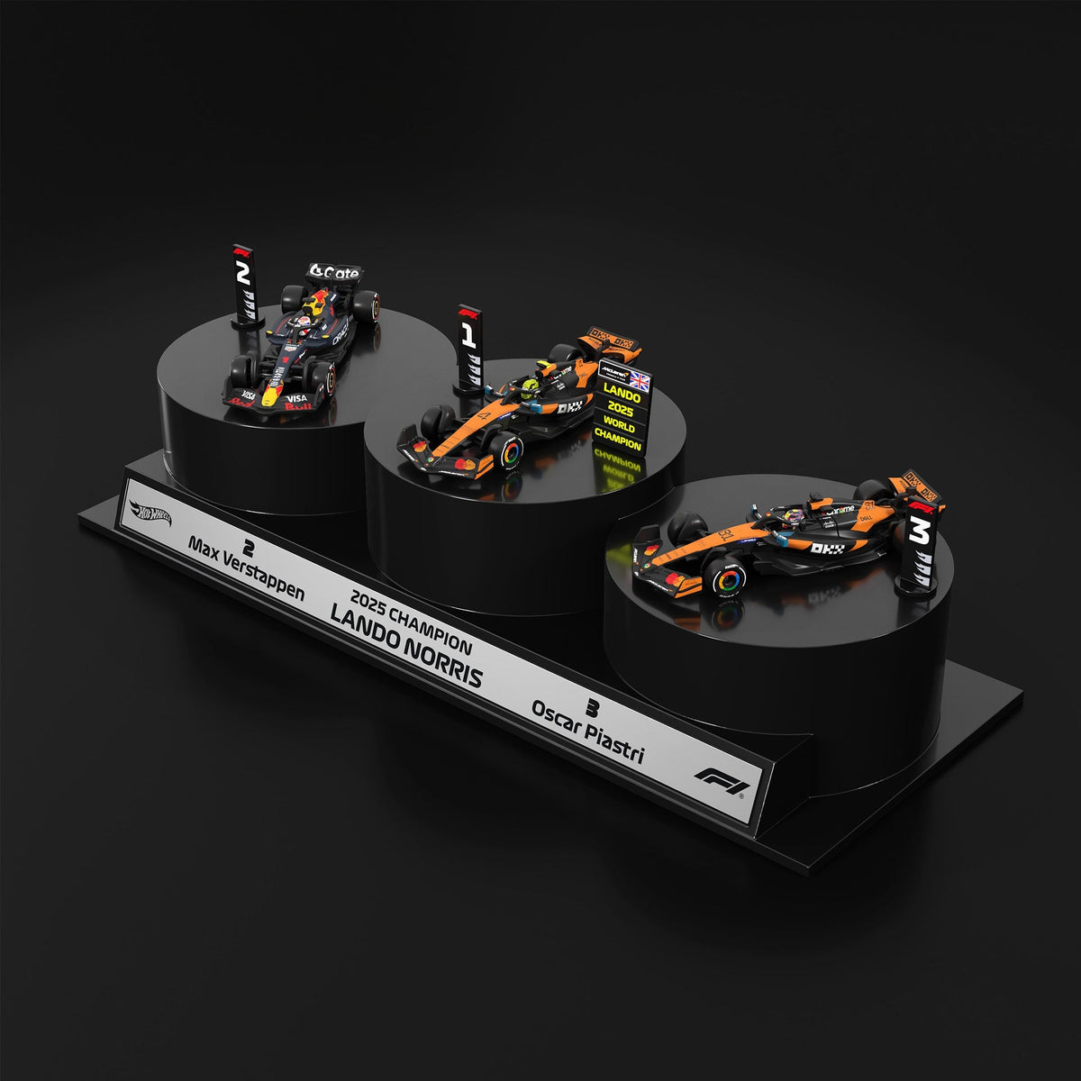Hot Wheels® 2025 Formula 1® Podium Set