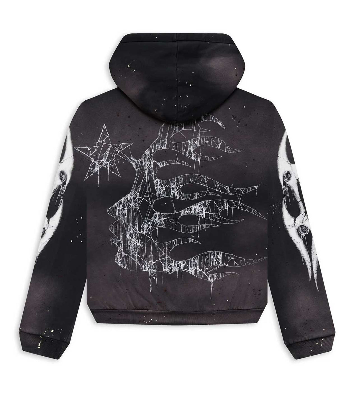 Hellstar Halloween Sport Logo Zip Hoodie Black