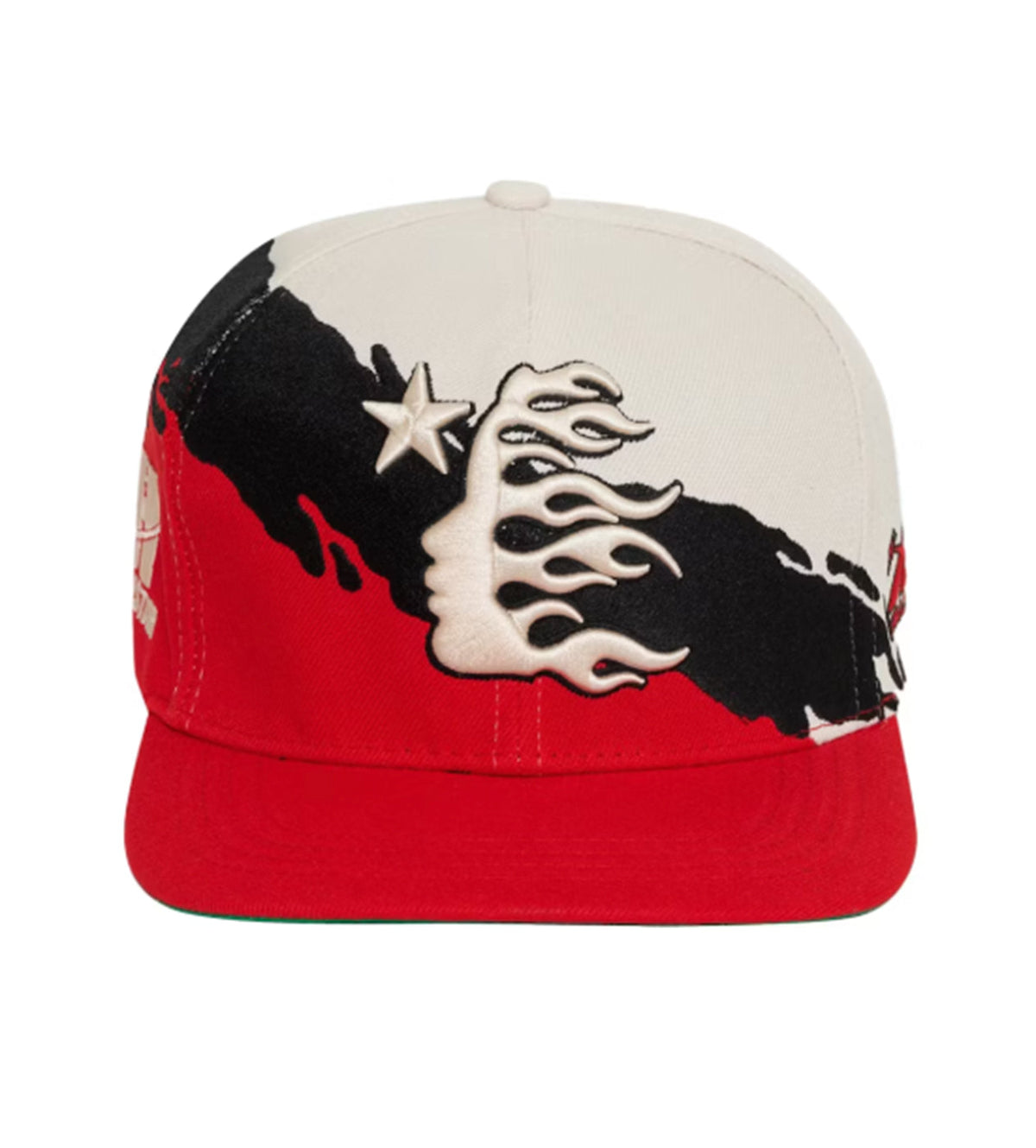 Hellstar Paintbrush Snapback Red/Black