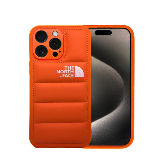 Luxury Fashion Leather the North Face Phone Case For iPhone 14-18 Pro & Pro Max