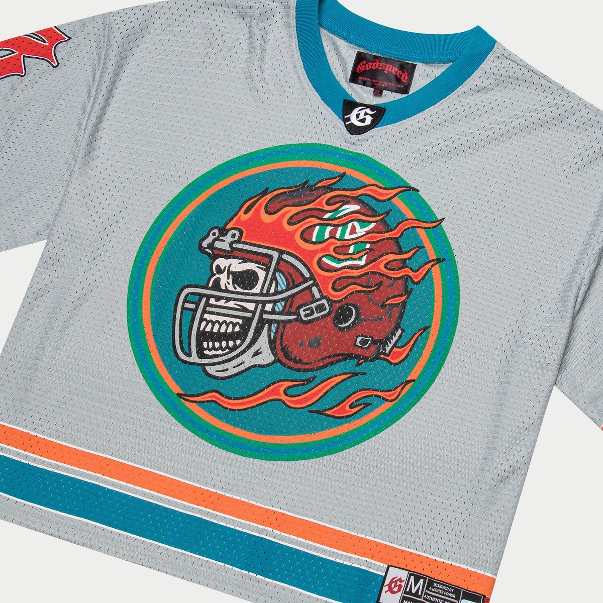 Godspeed First Down Jersey (Grey/Blue/Orange) NYC