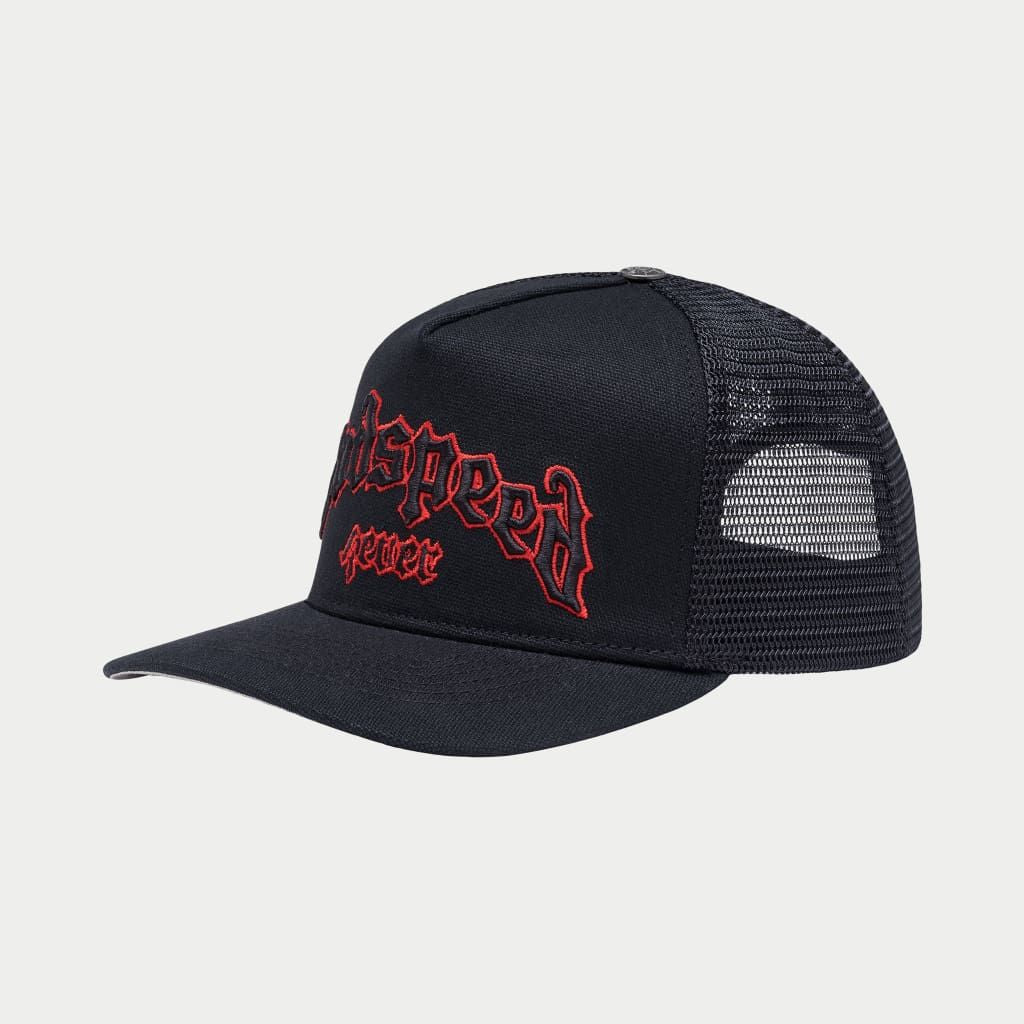 Godspeed GS FOREVER TRUCKER HAT (Black/Red) 426