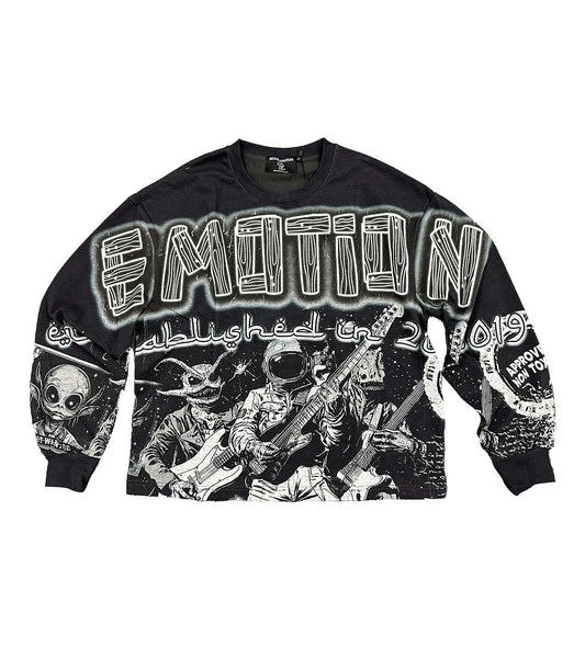 Mixed Emotions Astro L/S Tee Black