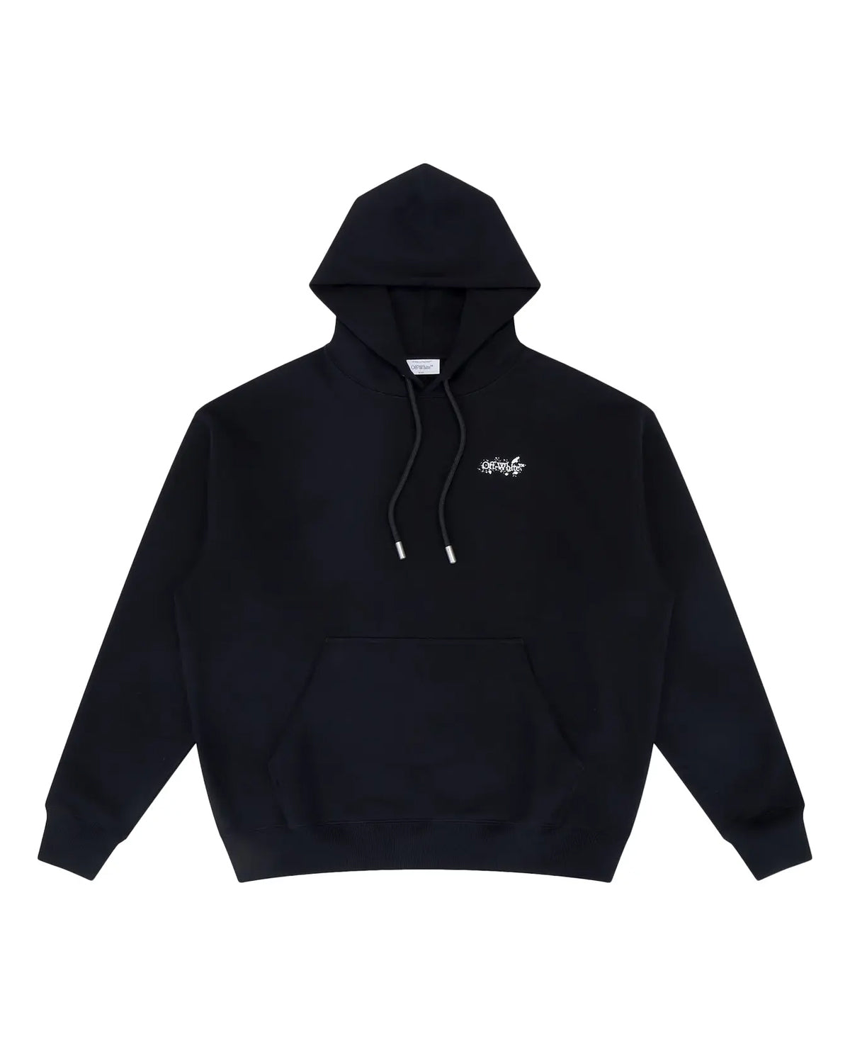 Off-White Outline Arrow French Terry Hoodie Black