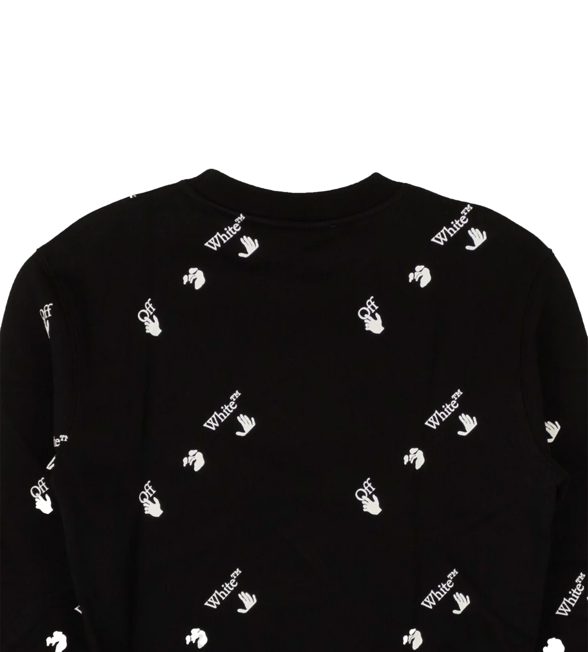 Off-White Black White All Over Slim Crewneck