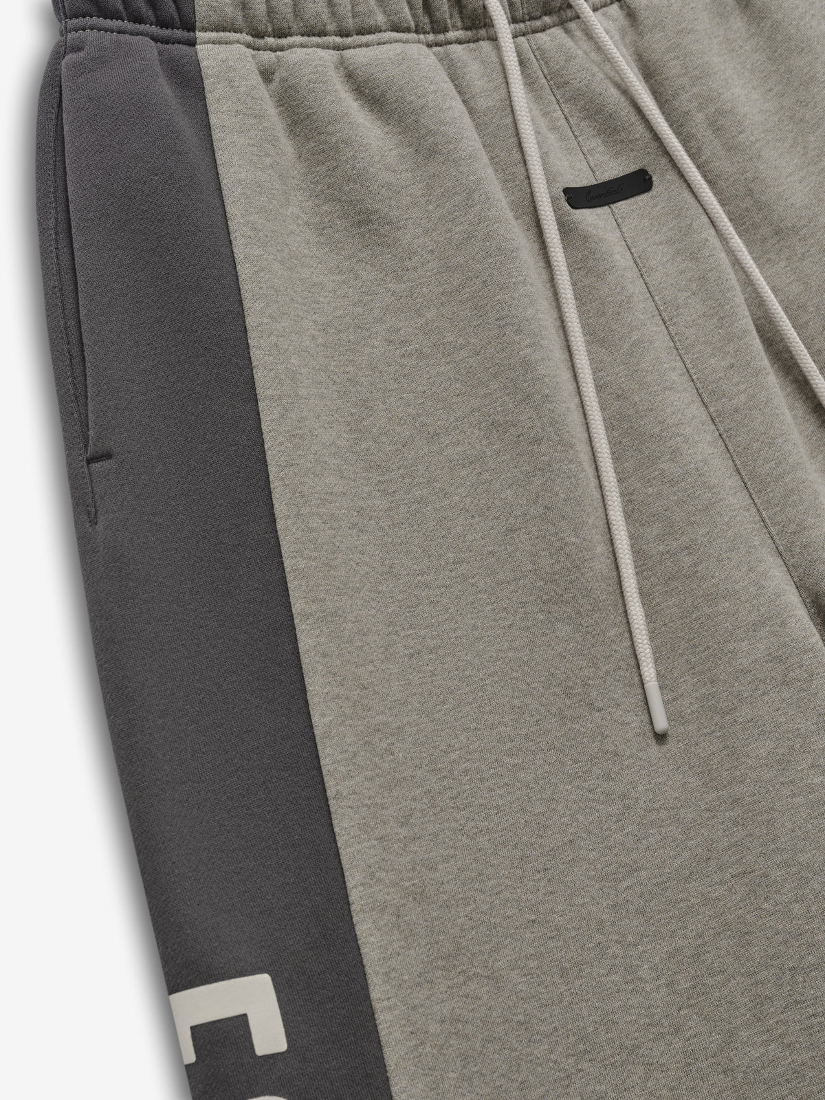 Panelled Raw Cut Off Sweatpant