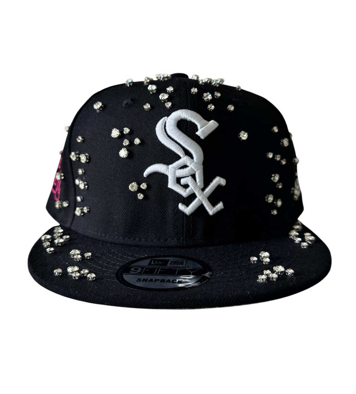 Retrovert Embellished Sox Hat Black
