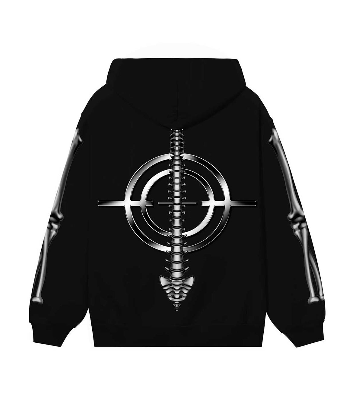 Revenge Chrome Skeleton Hoodie