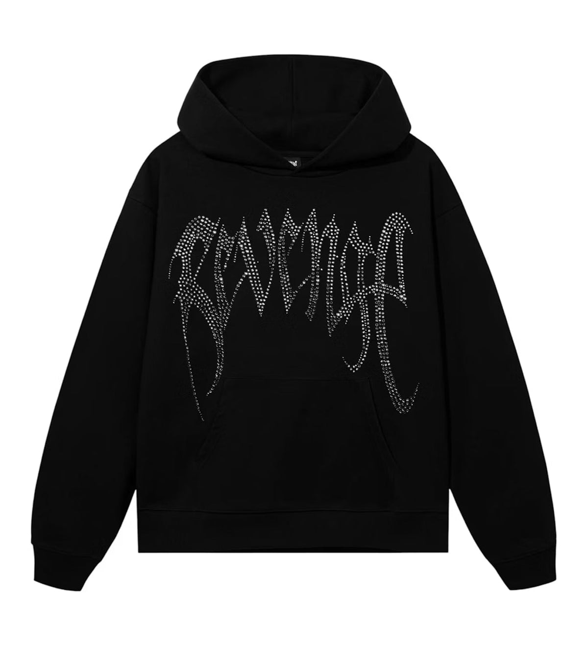 Revenge Xxxtentacion Heartbreak Bejeweled Hoodie Black/Clear