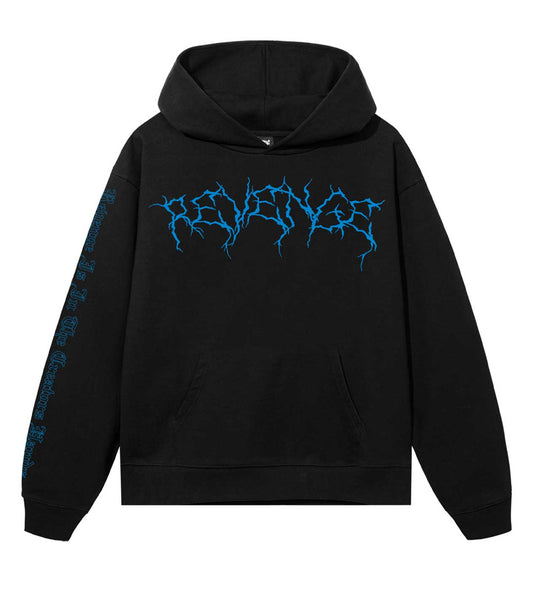 Revenge Xxxtentacion Lightning Heartbreak Hoodie Black/Blue