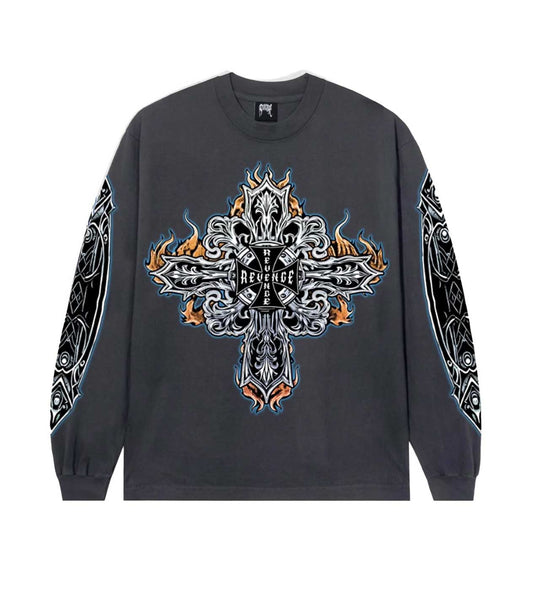 Revenge x G Herbo Ironcrest Long Sleeve Black