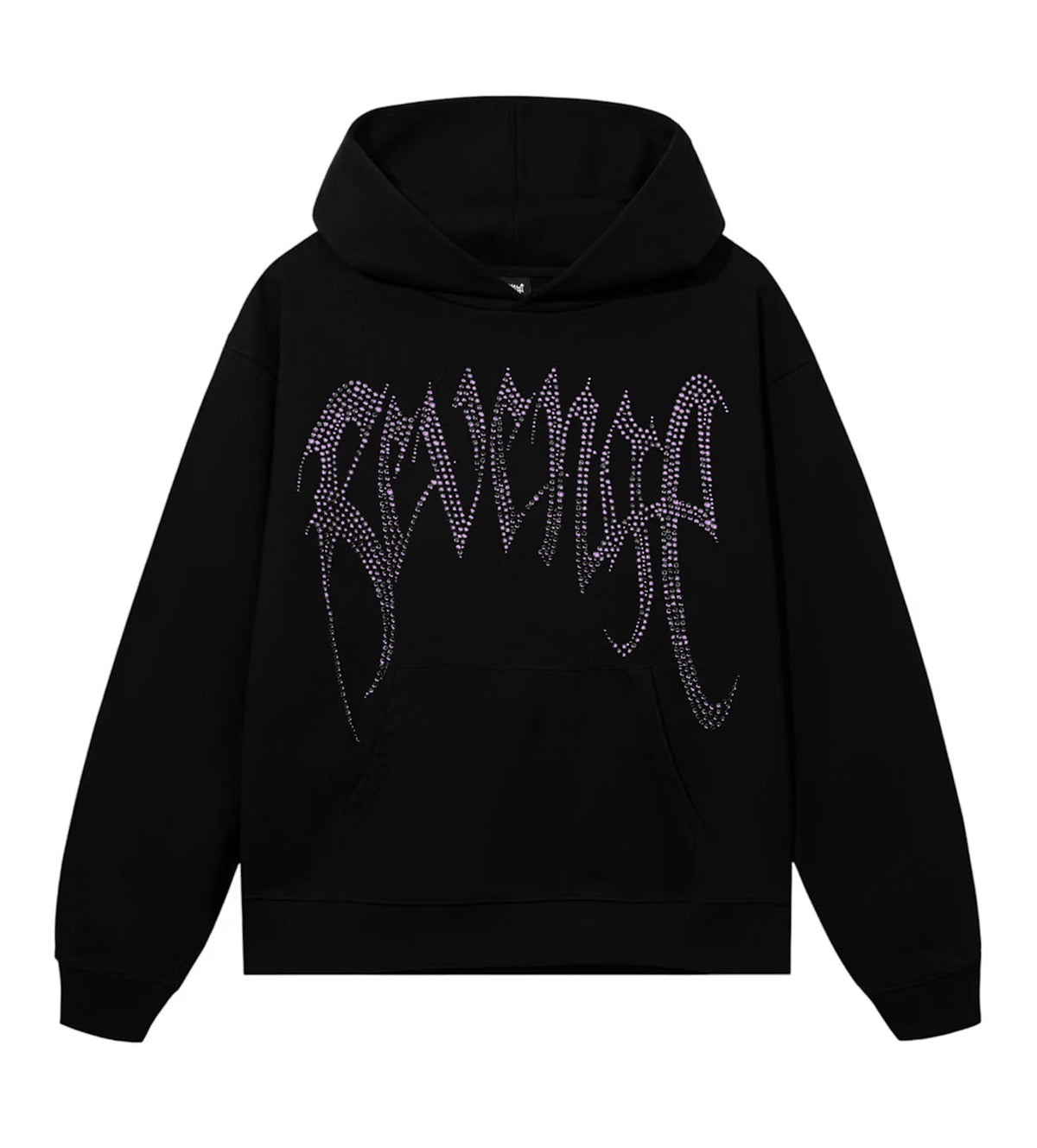 Revenge x Xxx Tentacion Heartbreak Bejeweled Hoodie Black/Purple