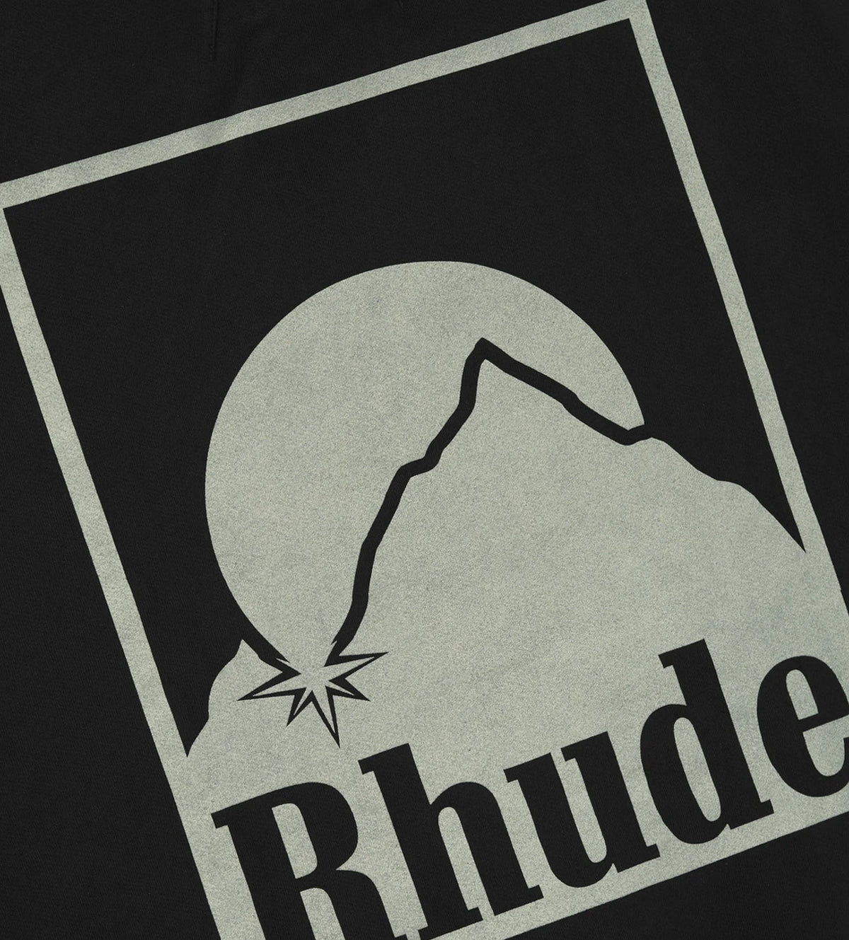 Rhude Moonlight Badge Hoodie Black