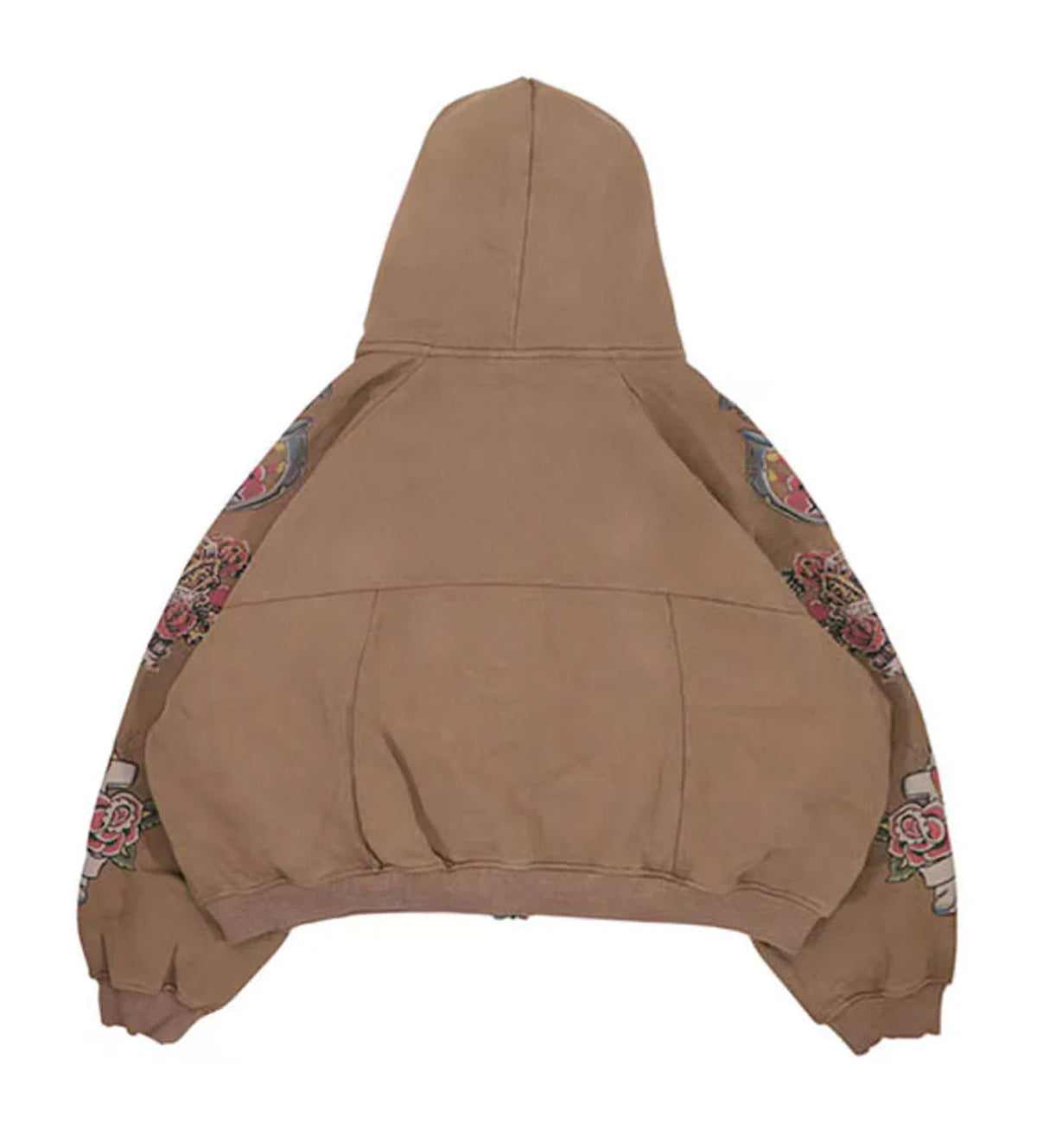 Righteous Risen King Zip Up Hoodie Brown