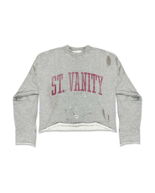 Saint Vanity Sun Devils Crewneck Grey
