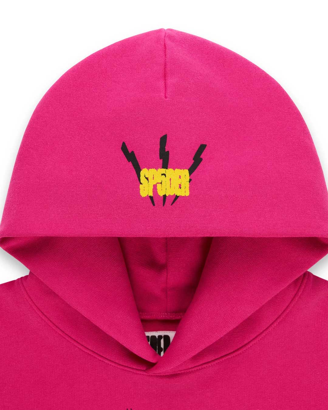 Sp5der Angel Number Hoodie Pink