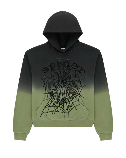 Sp5der OG Web Ombré Hoodie Black