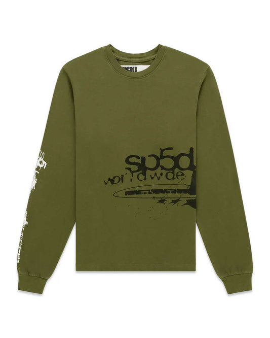 Sp5der Pure Energy L/S Tee Chive
