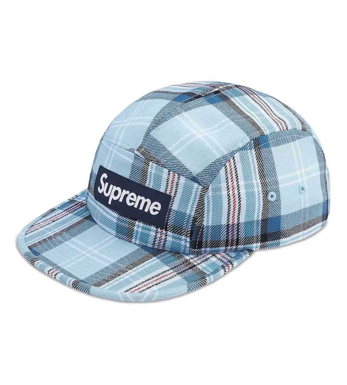 Supreme Lochcarron Camp Cap Light Blue
