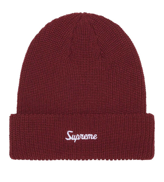 Supreme Loose Gauge Beanie Cardinal Red