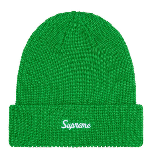 Supreme Loose Gauge Beanie Green