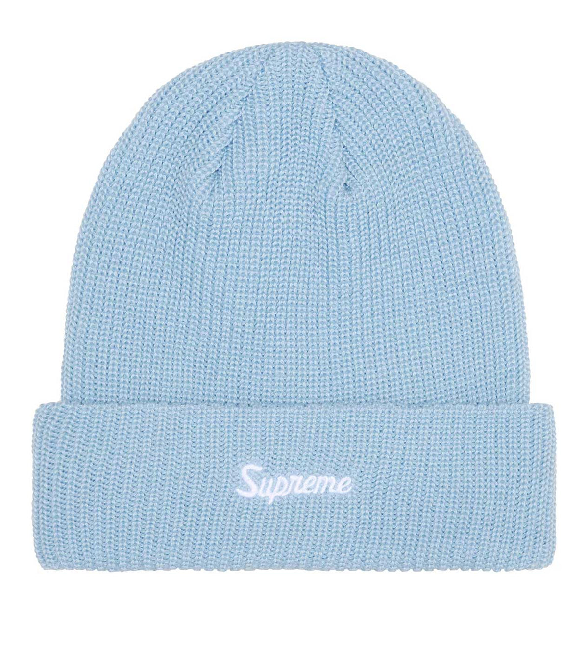 Supreme Loose Gauge Beanie Light Blue