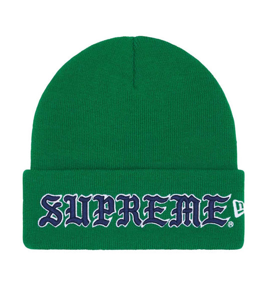 Supreme Old English Beanie Green/Blue