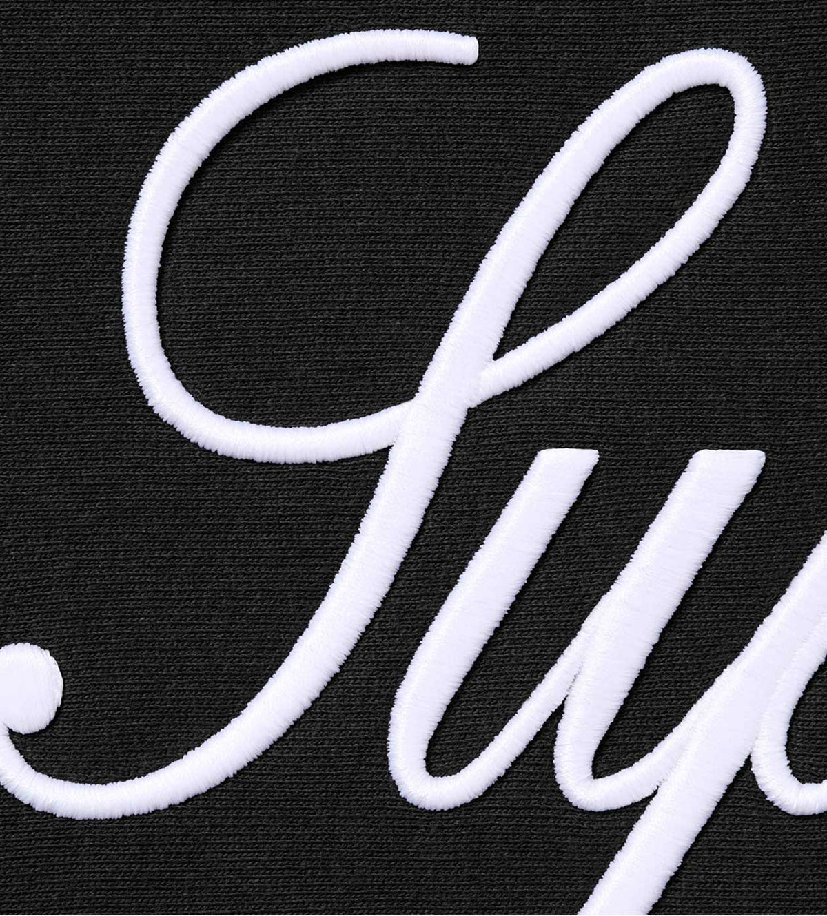 Supreme Script Hoodie Black