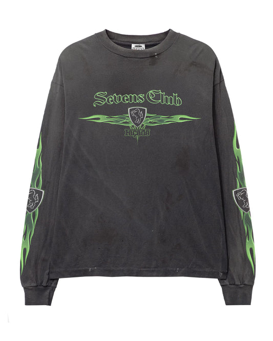 Triple Sevens Biker L/S Tee Black