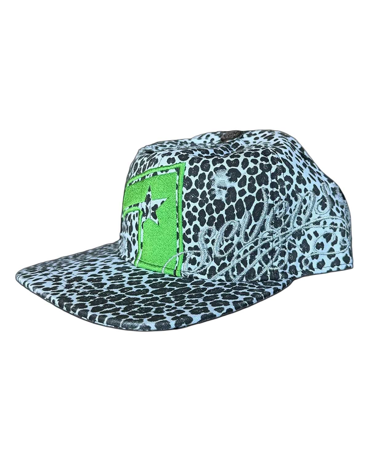 Triple Sevens Famous Hat Leopard White