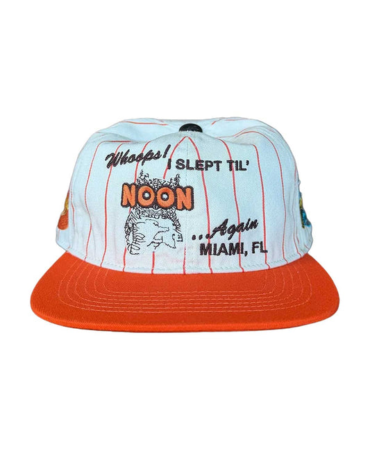 Triple Sevens Night Owl Cap Pinstripe Orange