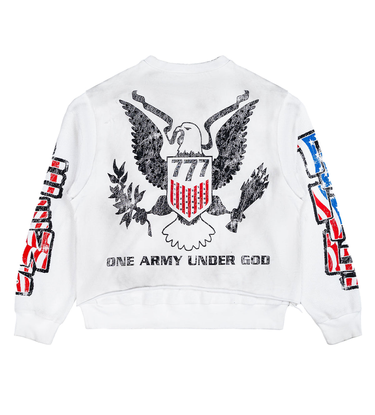 Triple Sevens Trade War L/S Tee White