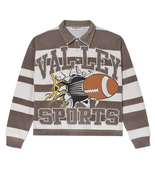 Vale Forever Chocolate Missile Rugby Tee Brown